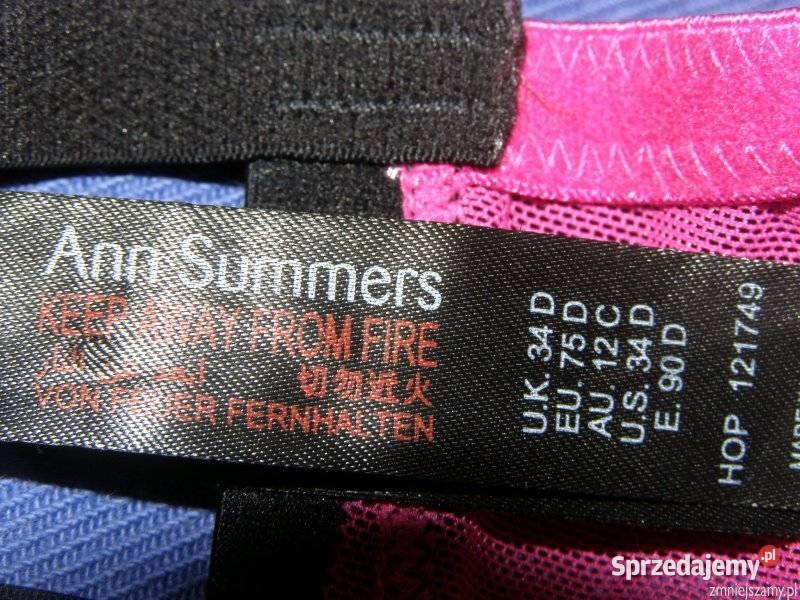 Biustonosz Stanik 34D 75D ANN SUMMERS Biustonosze Siedlce