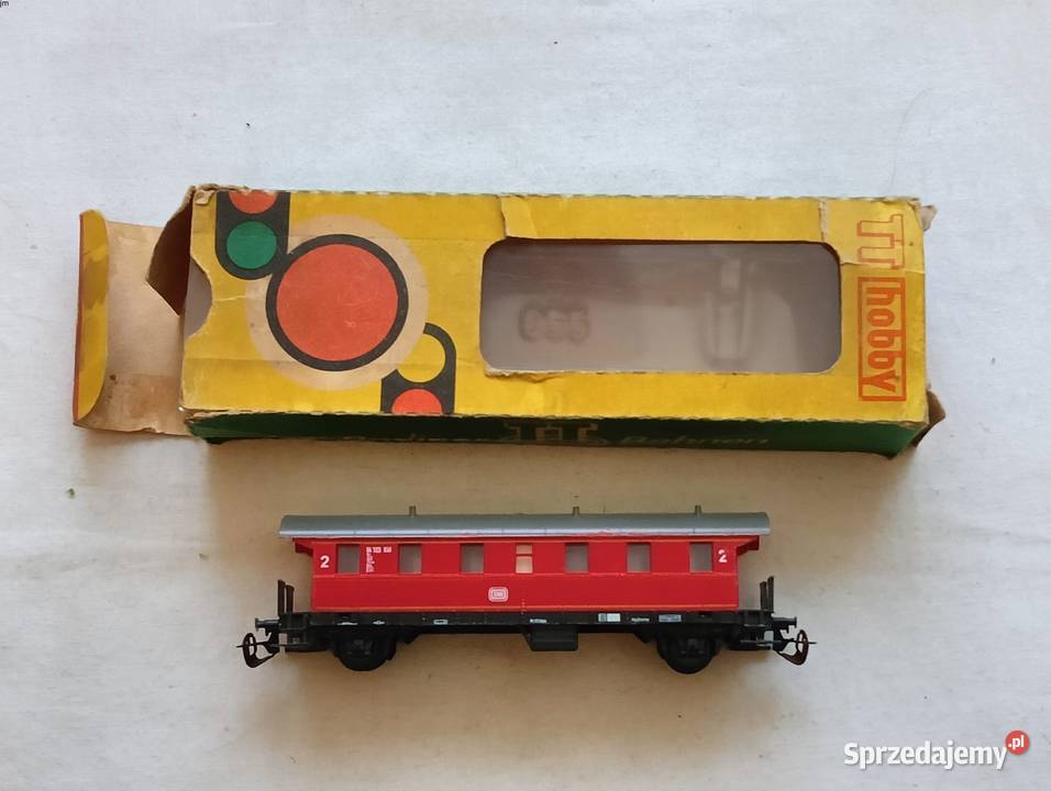 Wagon pasażerski czerwony 2 klasy DB 2osiowy TT Kraków sprzedam