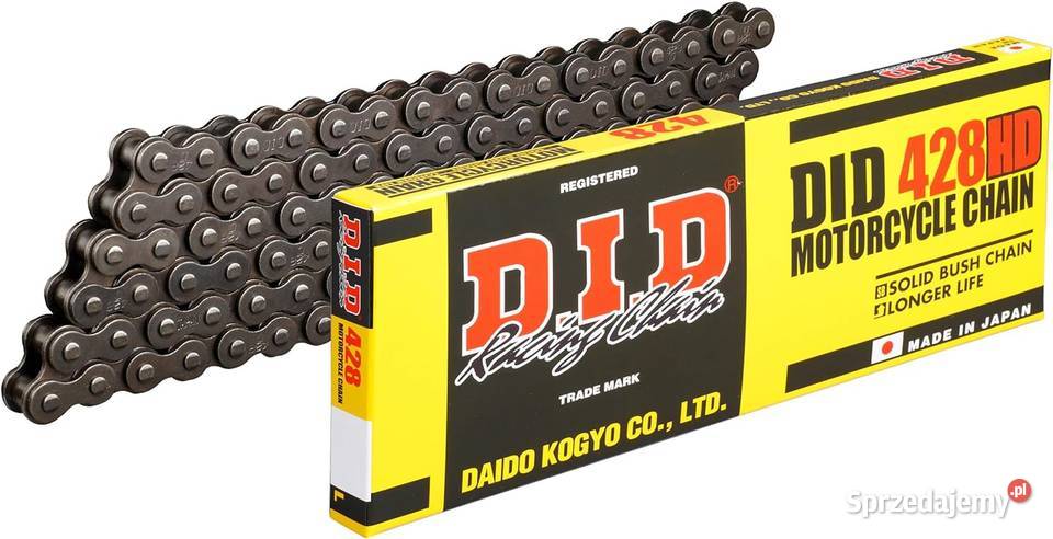 Łańcuch napędowy DID 428HD 142 standard otwarty Szczerbice