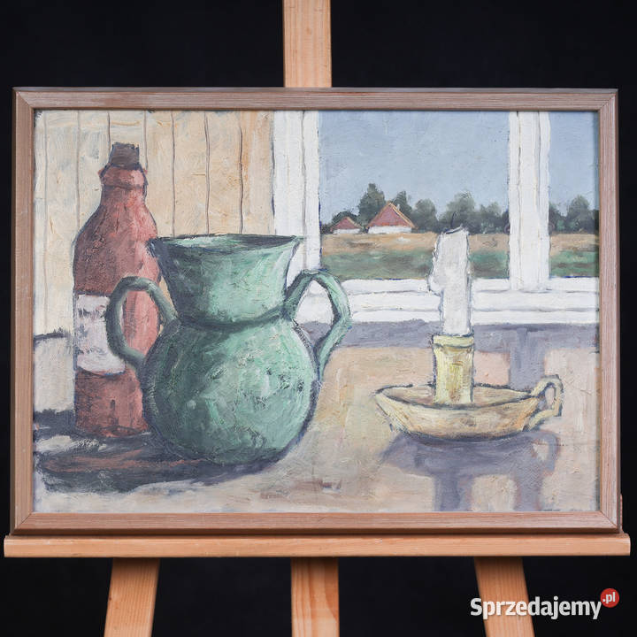 ARTexpert Obraz olejny na płycie martwa natura Dobrzany sprzedam