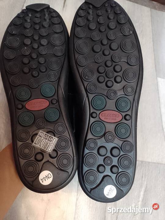 42 Leather Czarne skórzane mokasyny wieczorowe Kraków