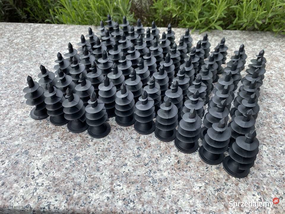Wkręty kołki do folii kubełkowe 55 mm Pozostałe Bolesławiec