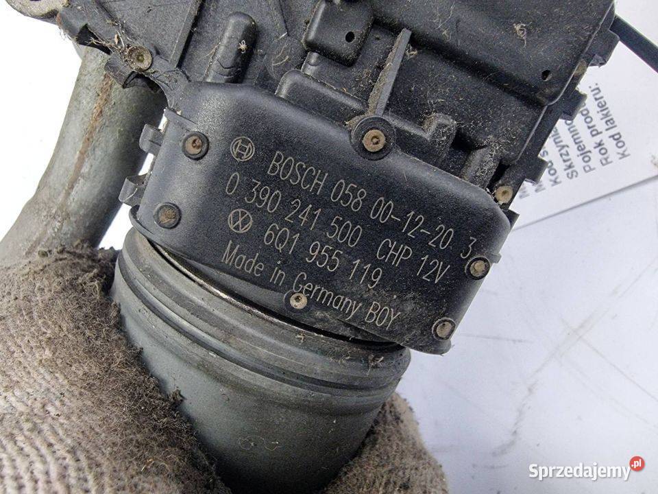 MECHANIZM WYCIERACZEK PRZÓD SKODA FABIA I Lipno