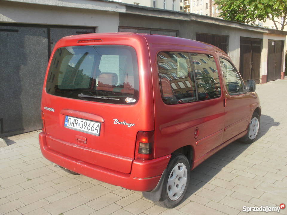 citroen berlingo 14b minivan 5 osobowy Wrocław