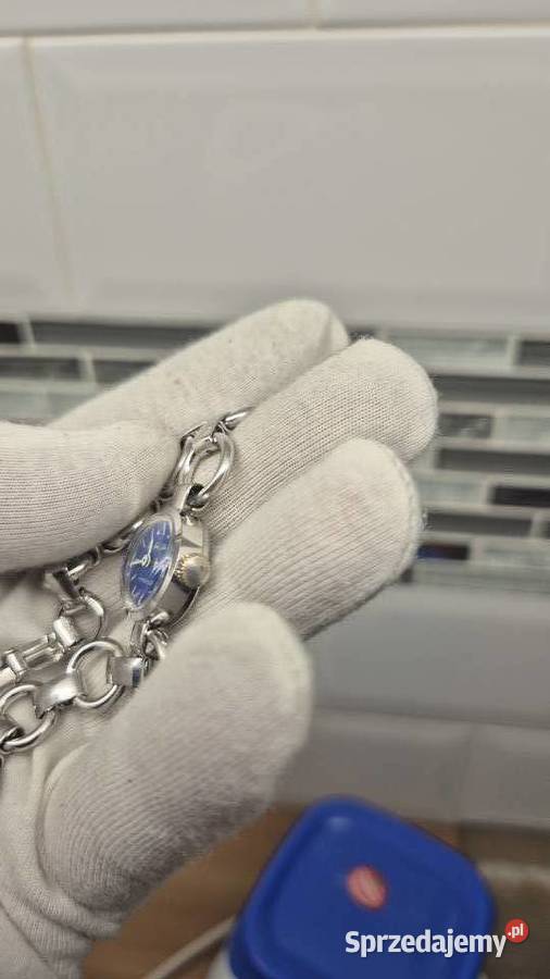 Damski biżuteryjny zegarek Glashutte śląskie Chorzów