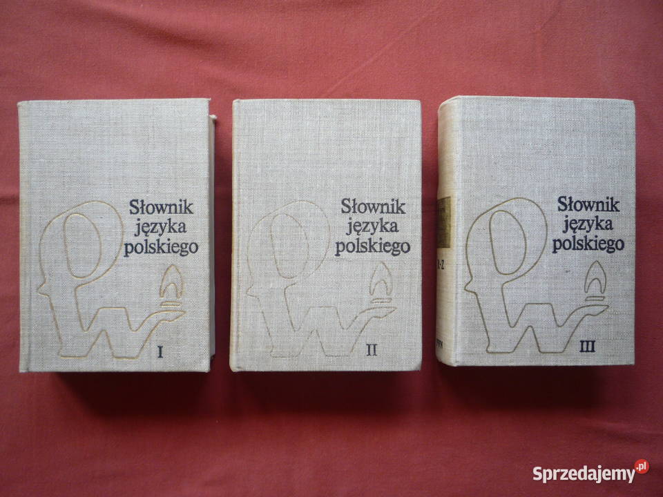 Słownik języka polskiego 1-3 tomy M. Szymczak PWN