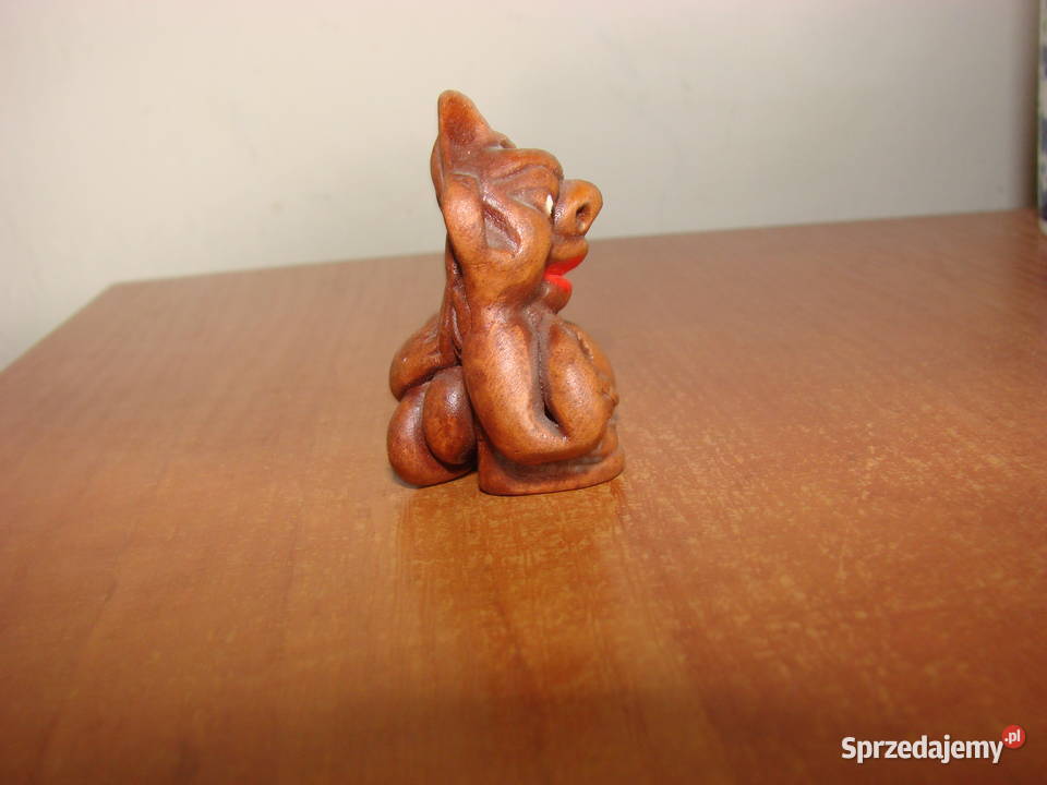 Diabełek mała figurka Rękodzieło pomorskie Pruszcz Gdański