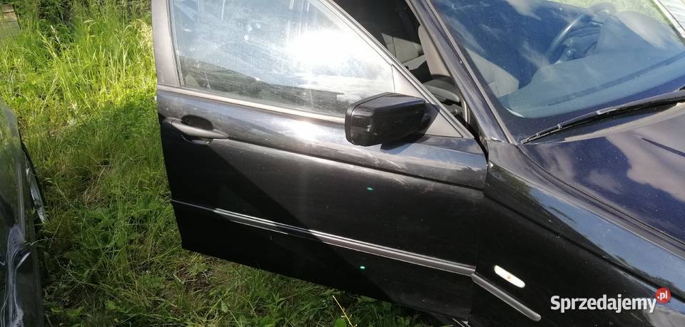 Bmw e46 drzwi lewe przód sedanKombi schwarz 2 Karoseria Aleksandrów Łódzki sprzedam