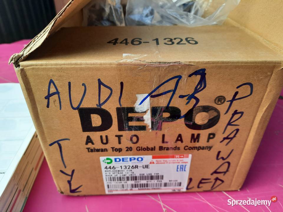 Audi A3 2012r lampa tylna prawa nowa led Europa Pruszków