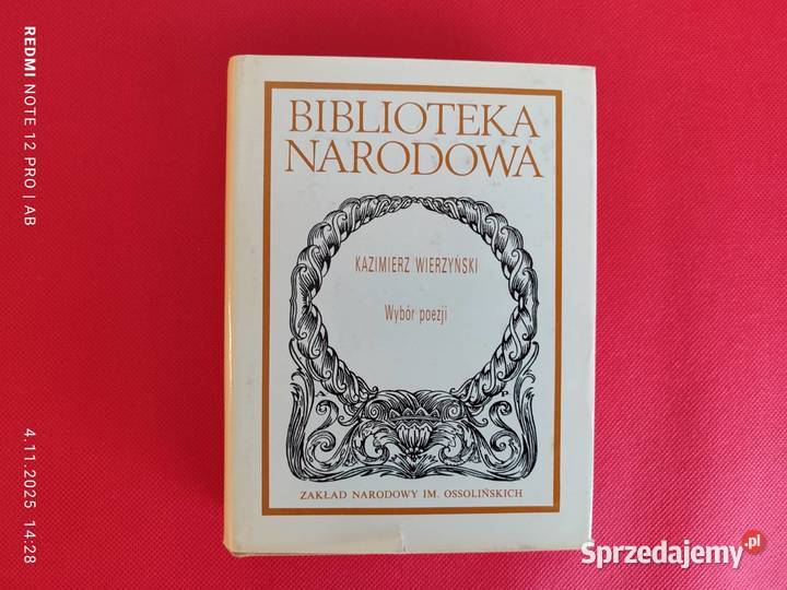 K Wierzyński Wybór poezji Biblioteka Narodowa BN śląskie sprzedam