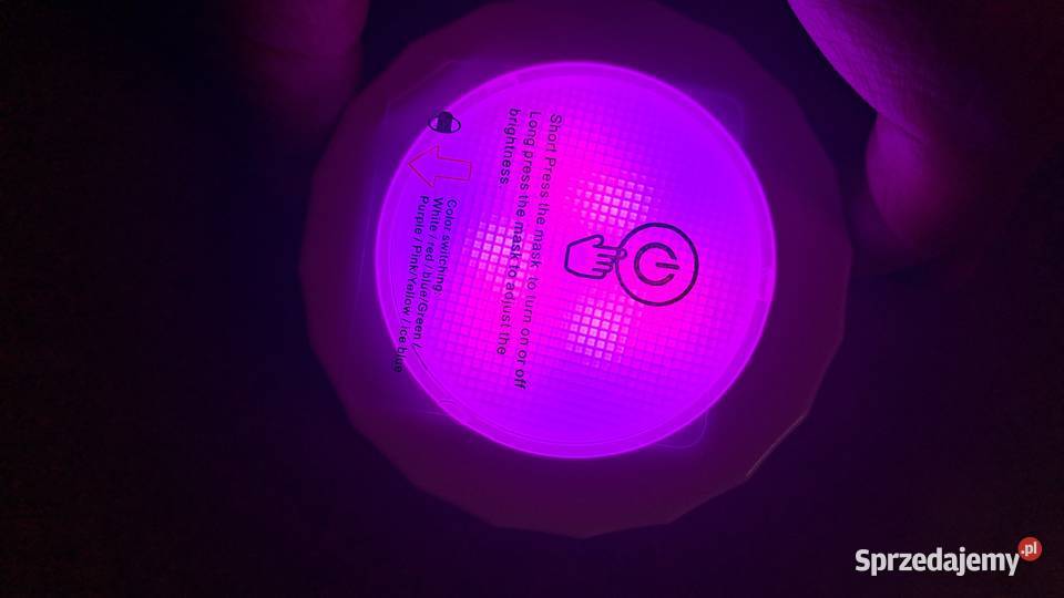 Kolorowa lampka mocowana na magnes Rzeszów sprzedam