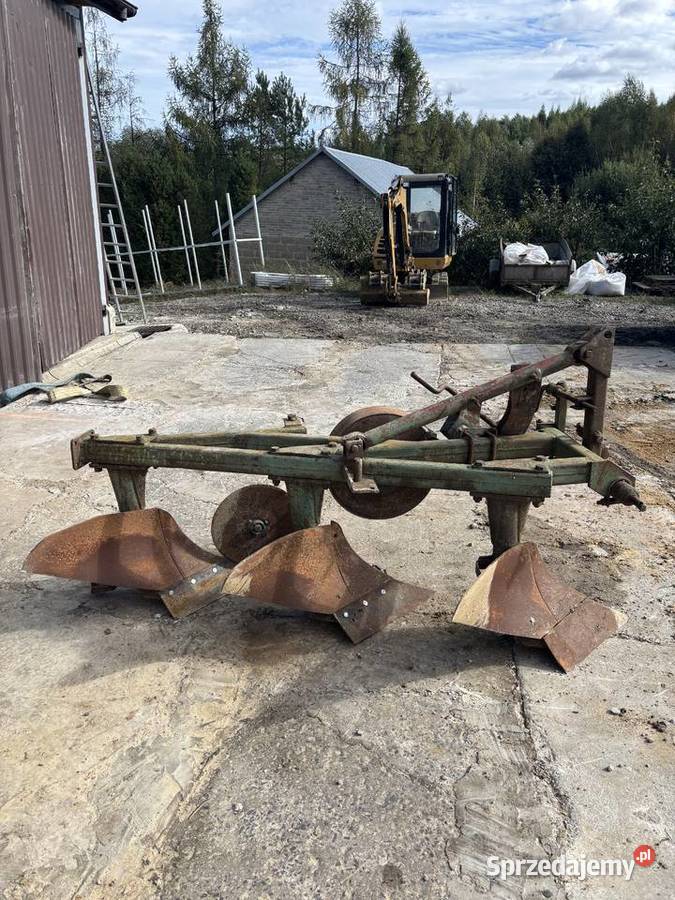 Sprzedam sprawny pług 3skibowy grudziądz Osprzęt roboczy Mychów-Kolonia sprzedam