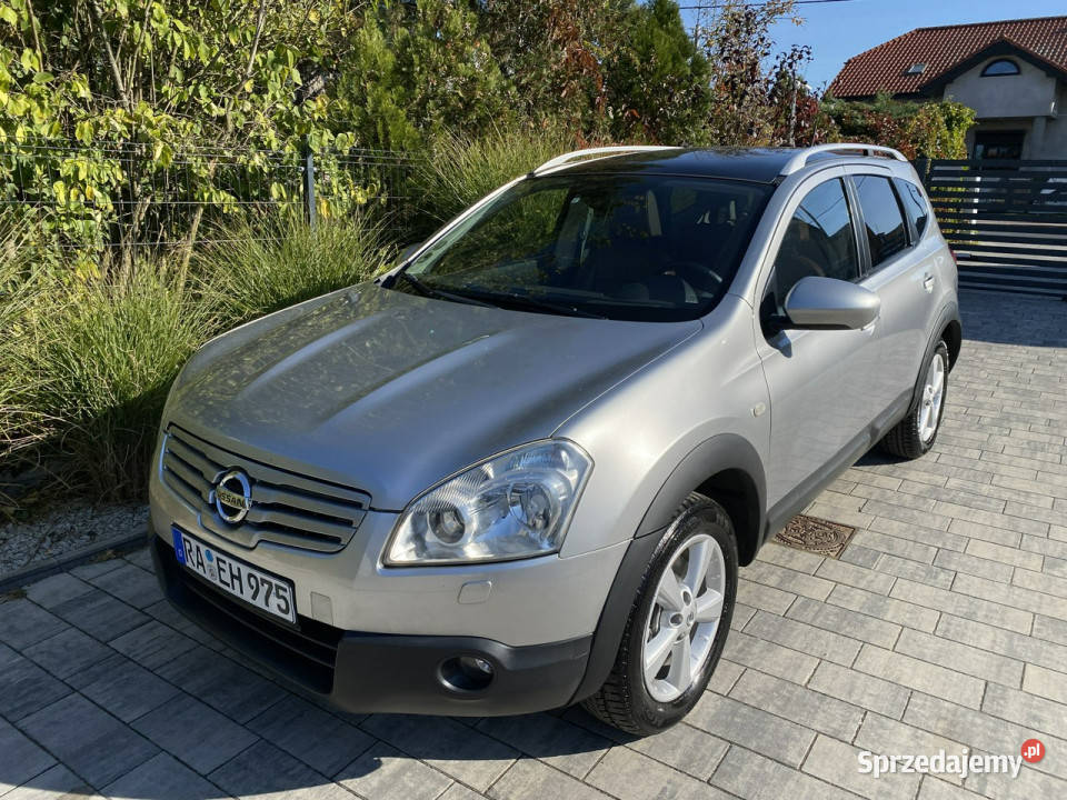 Nissan Qashqai2 7 osobowy Zadbany Bezwypadkowy srebrny wielkopolskie Poznań sprzedam