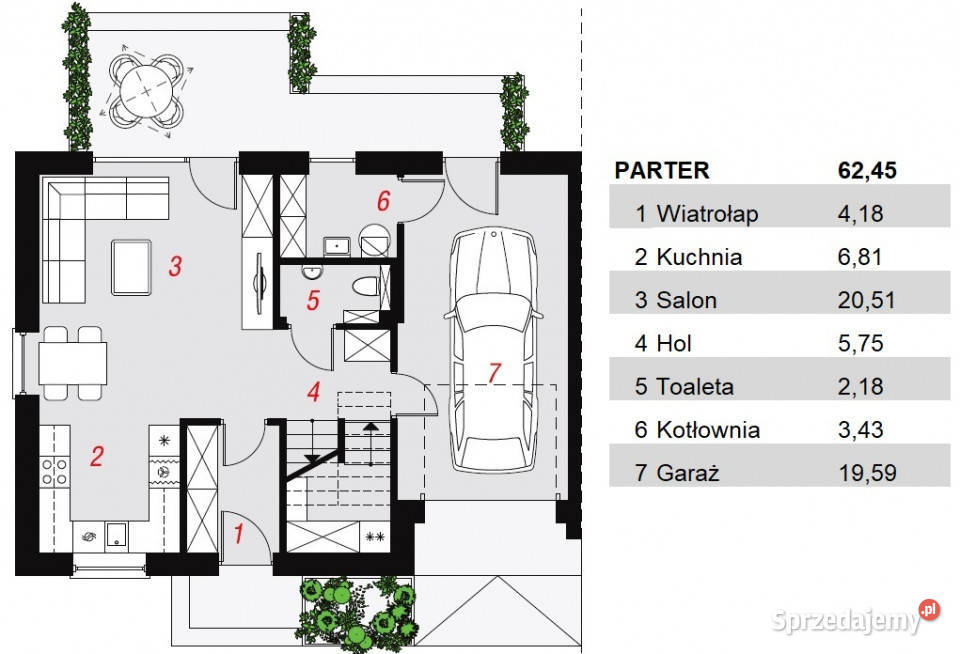BLIŹNIAK W MIESZKANIA BEZ CZYNSZU RADOM 294m2