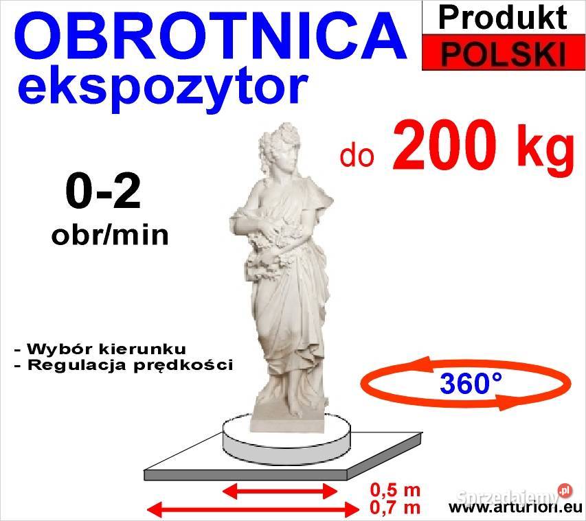 Podest obroptowy Ekspozytor Obrotnica 200 Warszawa sprzedam