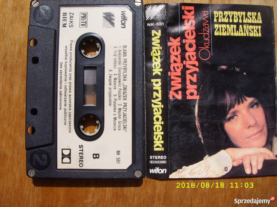 Pop kaseta SLAWA PRZYBYLSKAZWIAZEK PRZYJACIELSKI kaseta Wołów sprzedam