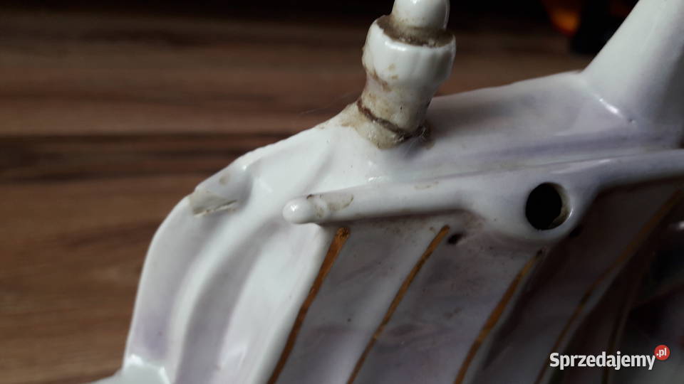 Stara lampka porcelanowa ceramiczna PRL