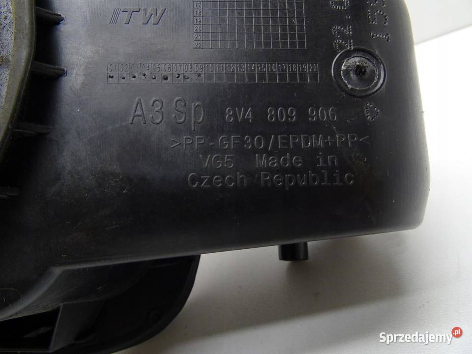 KLAPKA WLEWU PALIWA KOREK 8V4809906D AUDI A3 8V