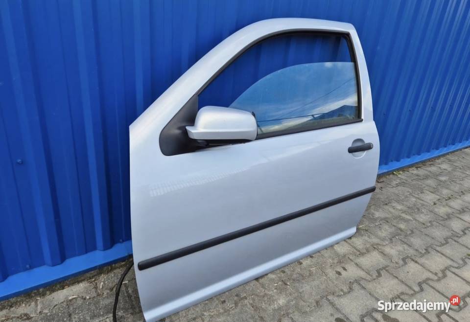 DRZWI PRZÓD LEWY VW GOLF IV 4 LB7Z SREBRNE 3D HB Działoszyce