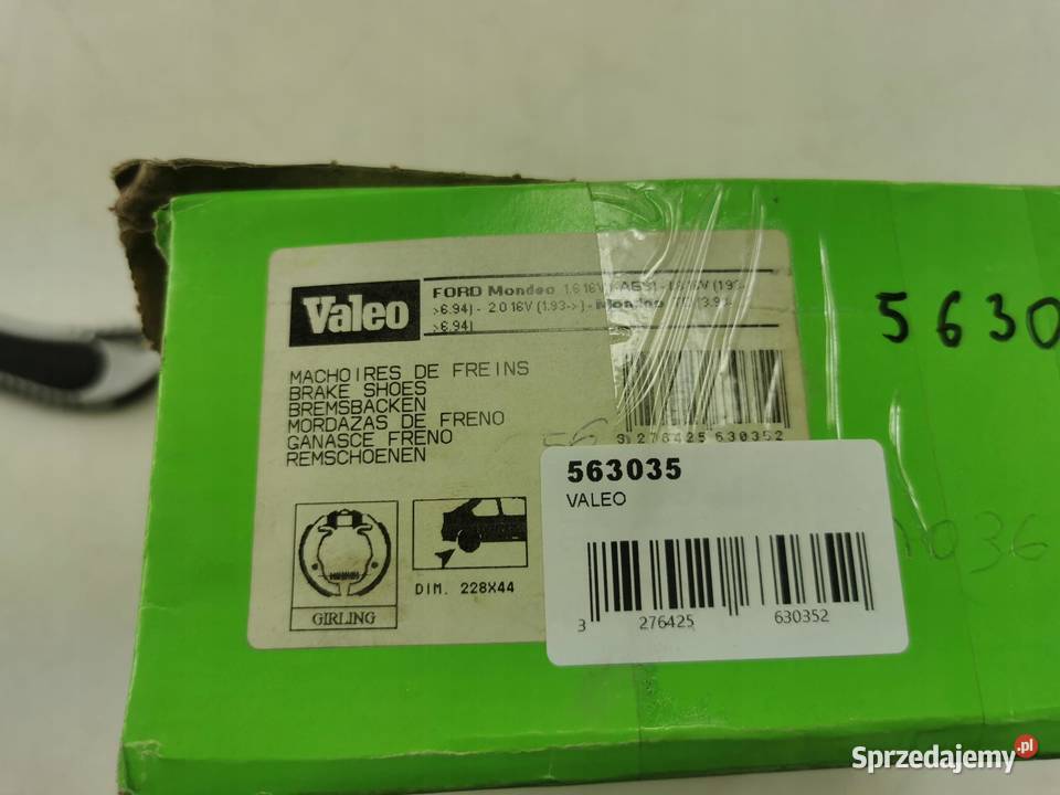 SZCZĘKI HAMULCOWE TYŁ FORD MONDEO II 2000 VALEO osobowe