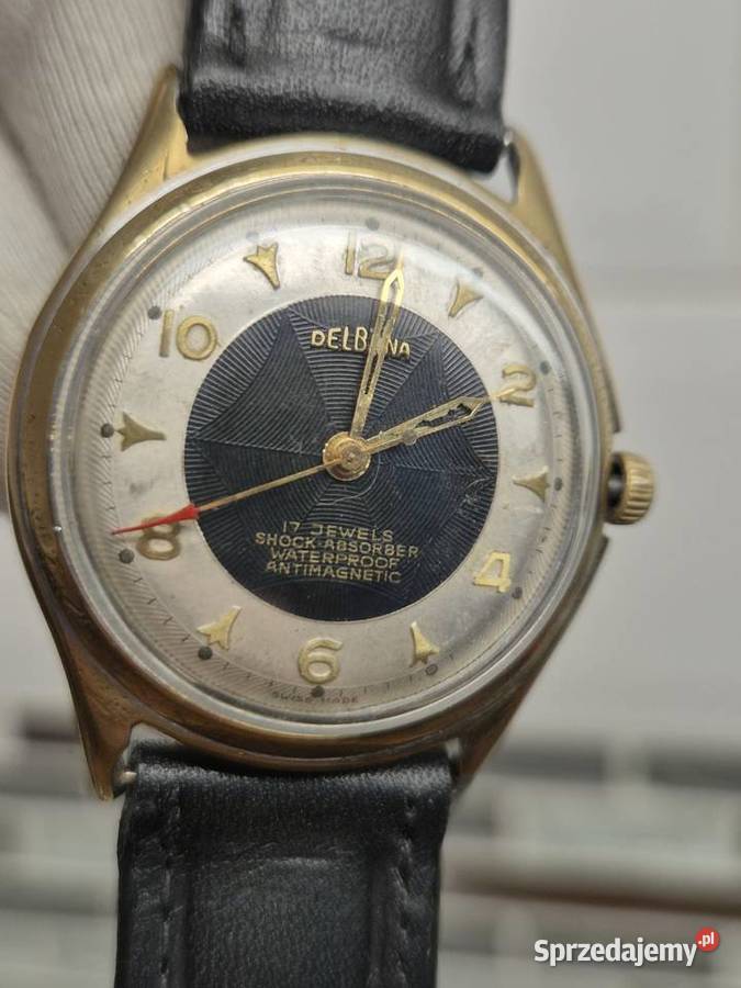 Zegarek Delbana vintage Swiss Chorzów
