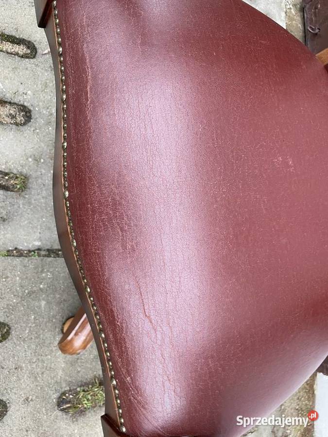 drewniany fotel obrotowy Pruszcz Gdański