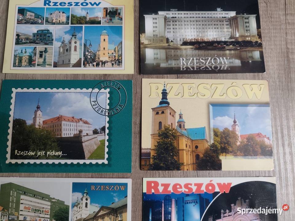 Pocztówki z Rzeszowa Rzeszów 1997 r lata 90 7 Pocztówki i karty telefoniczne