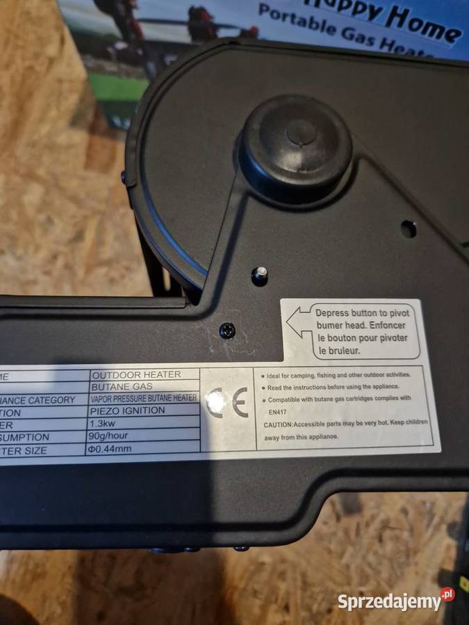 PIECYK GAZOWY TURYSTYCZNY KUCHENKA 2w1 HAPPY Głogowa