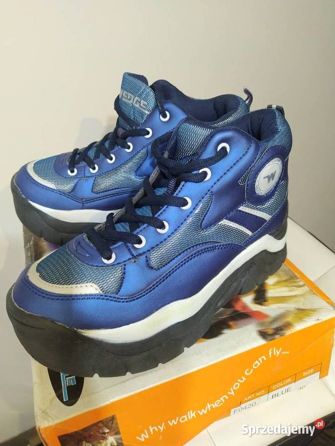 Buty z wrotkami 40 Wedge Sky Shoes sportowe tkanina Kraków sprzedam