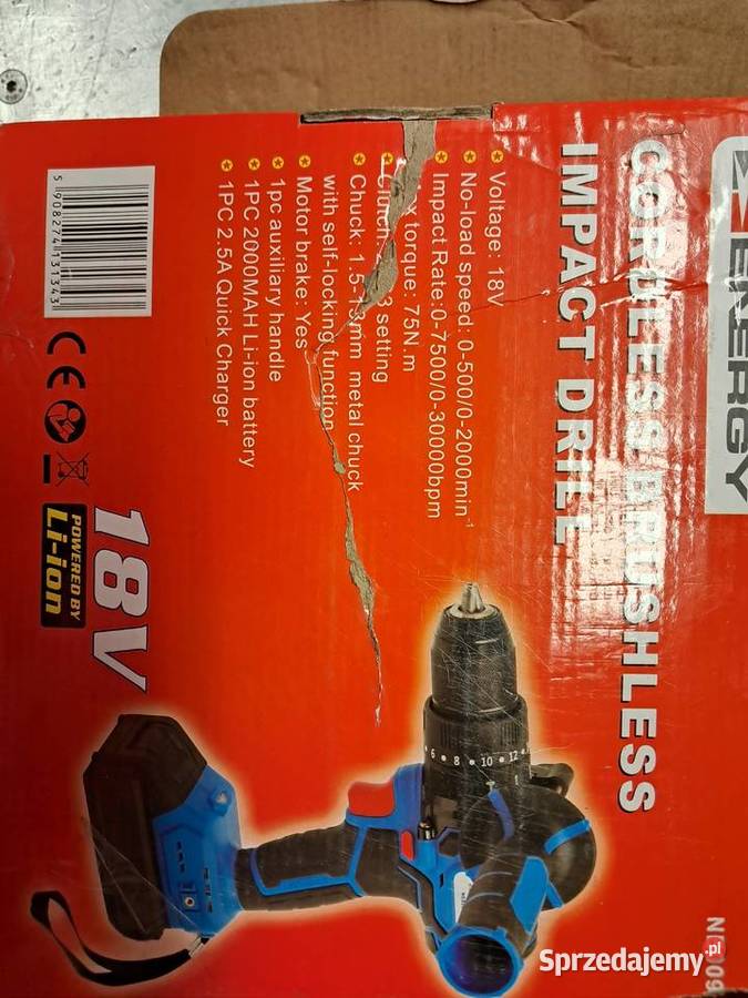 Wkretarka 18 v plus ladowarka plus bateria Częstochowa