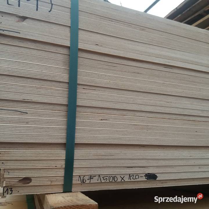 Sklejka odpadowa surowa suchotrwała 16mm Brzeźno sprzedam