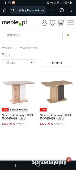 Sprzedam nowy stół Krotoszyn sprzedam
