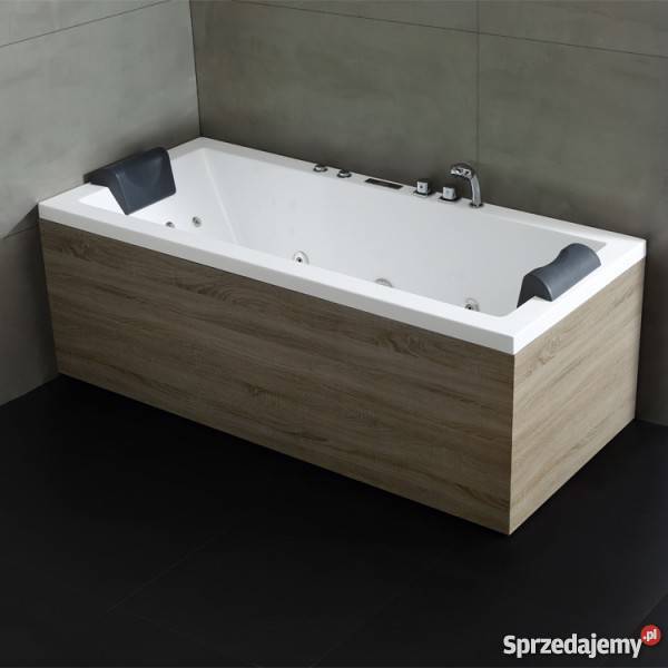 EAGO Wanna z hydromasażem drewniana obudowa AWT Środa Wielkopolska