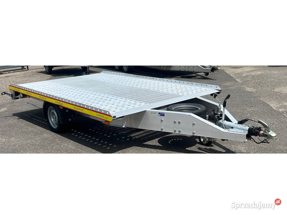 Wynajem przyczepa laweta DMC 1300 na kat B Środa Wielkopolska