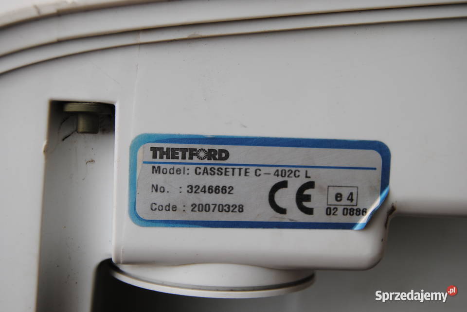 Kamper przyczepa wc kasetowe Thetford C 402C L wielkopolskie