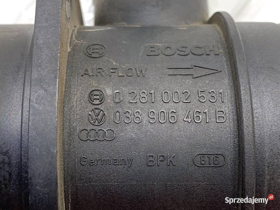 PRZEPŁYWOMIERZ VW GOLF IV 0281002531 19 101 9906 Części samochodowe sprzedam