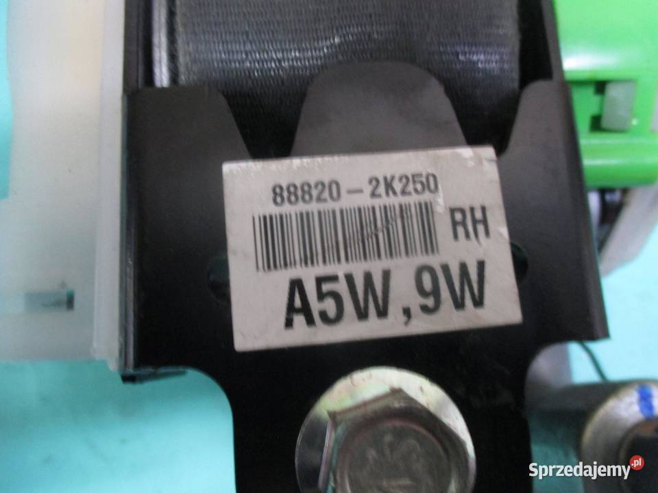 KIA SOUL I 09r pas bezpieczeństwa prawy przód Pasy bezpieczeństwa