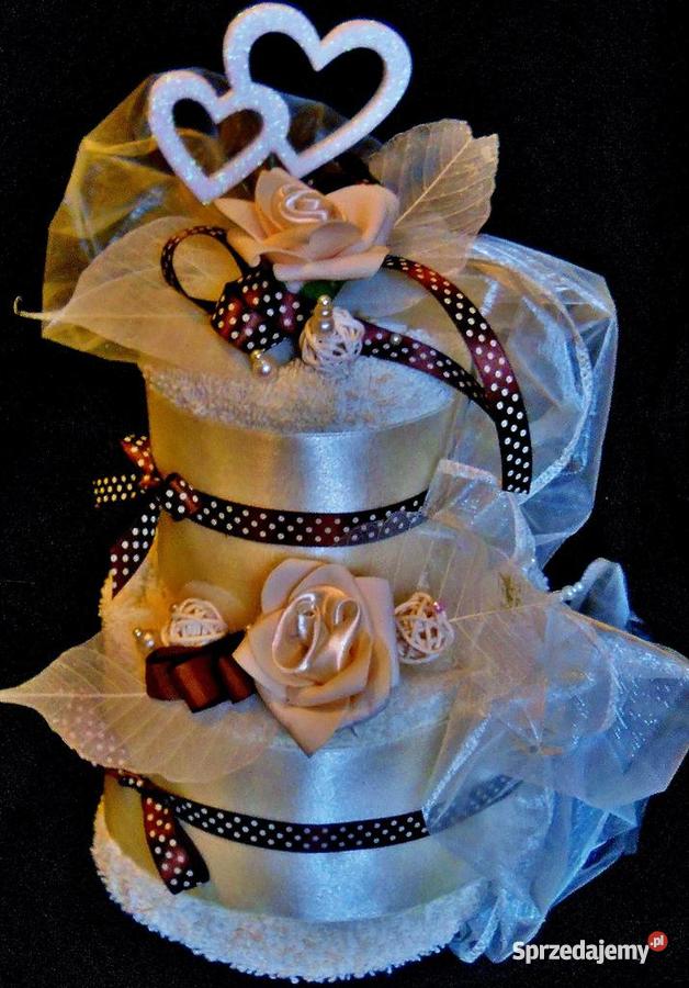 TORT z Ręczników Haft komputerowy Ręcznik z haft wielkopolskie Poznań sprzedam