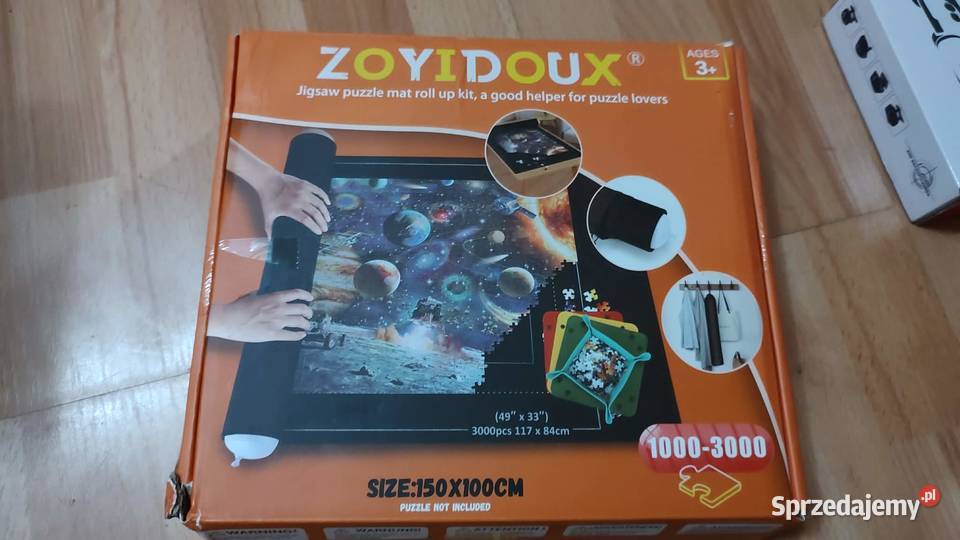 mata do układania i zwijania puzzli marki Książ Wielkopolski