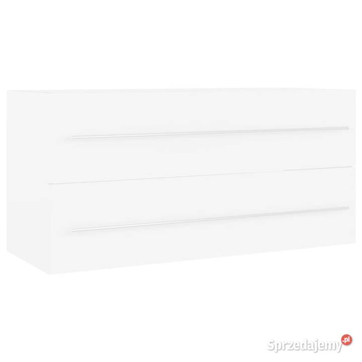 vidaXL Szafka pod umywalkę biała 100x385x48 Warszawa