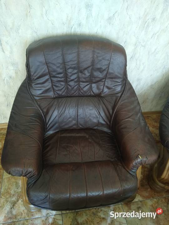 Komplet mebli skóra 311Ława do renowacji łódzkie Łódź