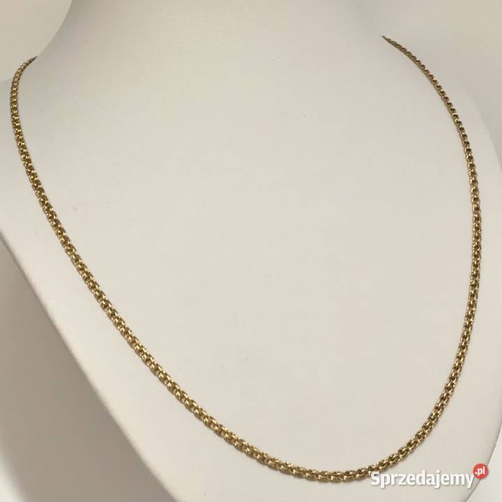 Złoty ŁAŃCUSZEK damski 585 14K GARIBALDI 46 CUD