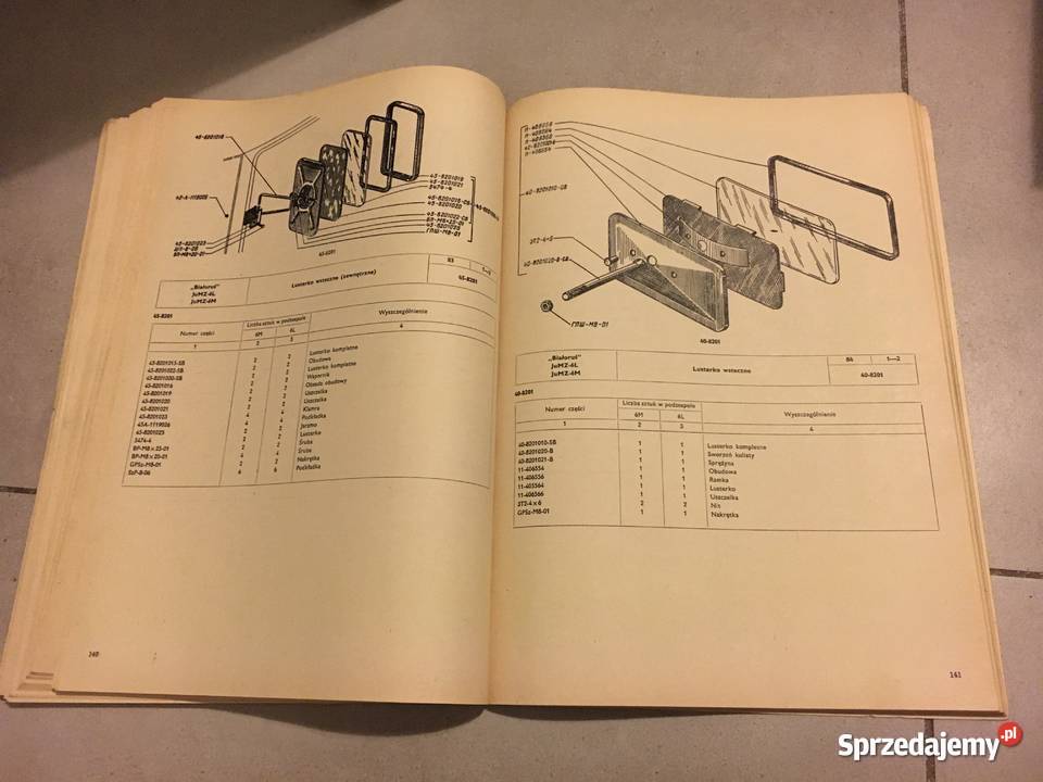 Katalog Części Ciągnik Białoruś JuMZ6L6M 1976 r