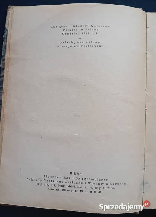 Balzac Kuzynka Bietka Ksiażka i Wiedza 1949 r Koźminek
