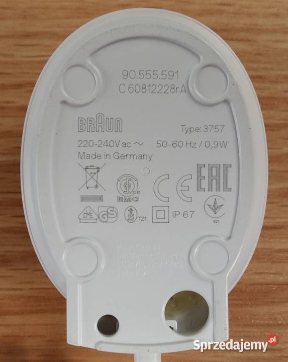 Oryginalna Ładowarka do Szczoteczek ORALB BRAUN Gliwice
