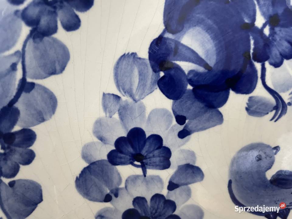 Włocławek fajansowy talerz dekoracyjny PRL pomorskie Pruszcz Gdański sprzedam