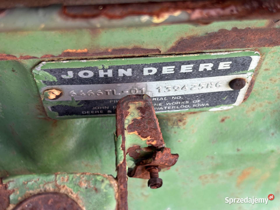John Deere 6466TL01 Słupek Silnik Głowica Blok wielkopolskie