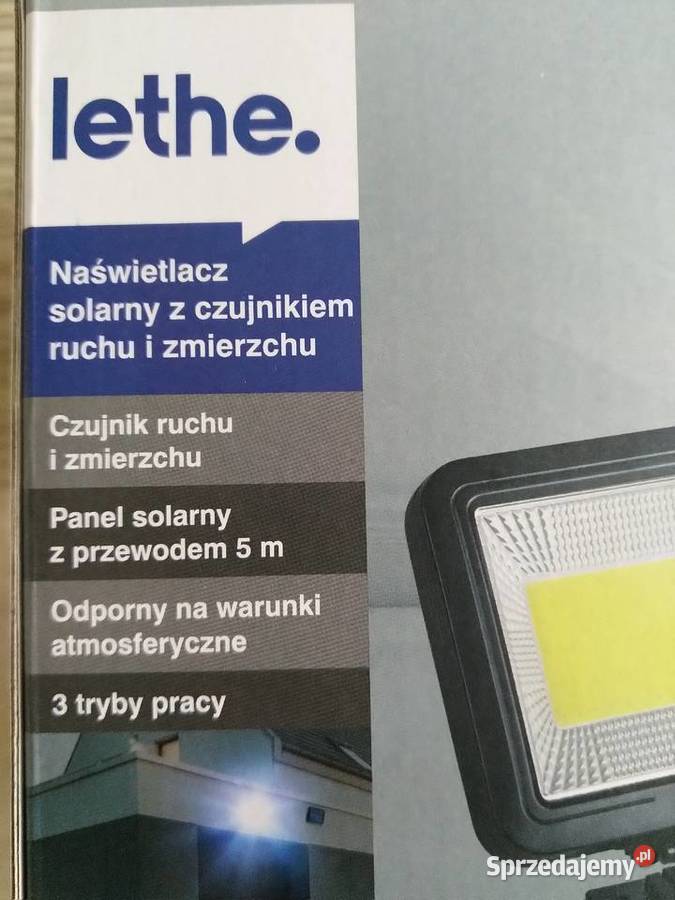 NAJTANIEJ Naświetlacz Solarny z Czujnikiem Ruchu Zabrze