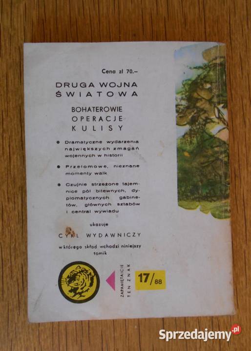 Żółty Tygrys Dymy na przedpolach 1788 historyczne Parczew