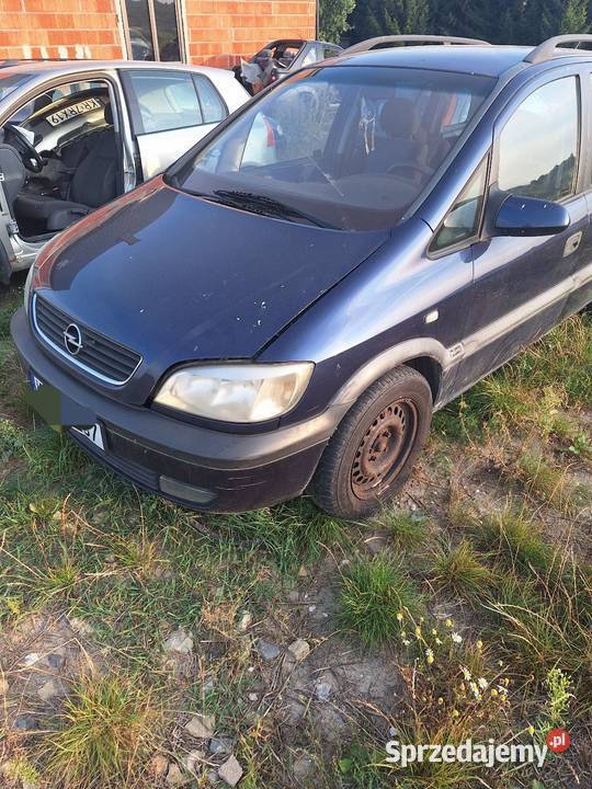 Opel Zafira 1.6 uszkodzony na czesci 7 osobowa